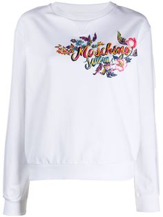 Moschino толстовка с логотипом