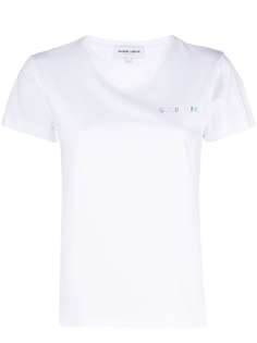 Maison Labiche футболка из органического хлопка с вышивкой Good Vibe