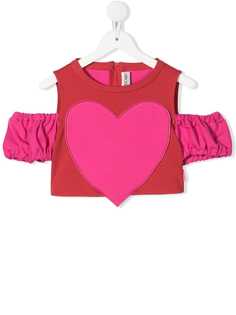 Simonetta heart print blouse