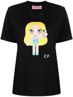 Chiara Ferragni graphic-print cotton T-shirt