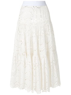 Andrea Bogosian юбка макси Sadelia с вышивкой