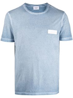 Dondup футболка с нашивкой-логотипом и короткими рукавами