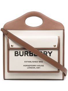 Burberry сумка-тоут из канваса