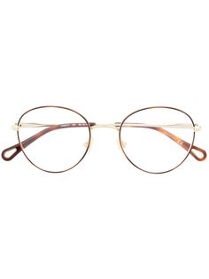 Chloé Eyewear очки в круглой оправе