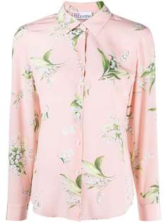RED Valentino рубашка с цветочным узором
