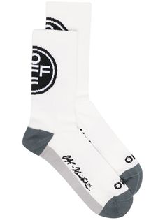 Off-White носки с логотипом