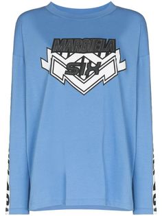MM6 Maison Margiela футболка Motocross с длинными рукавами