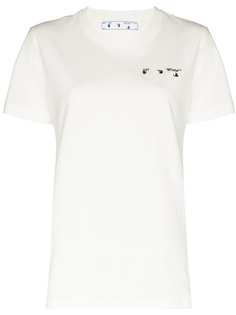 Off-White футболка с логотипом Arrows Liquid Melt