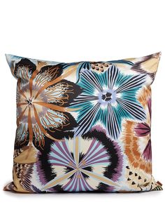 Missoni Home подушка с цветочным принтом