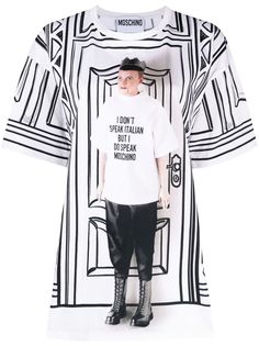 Moschino футболка с фотопринтом