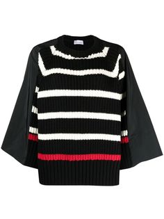 RED Valentino топ с широкими рукавами