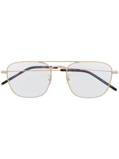 Saint Laurent Eyewear очки в квадратной оправе