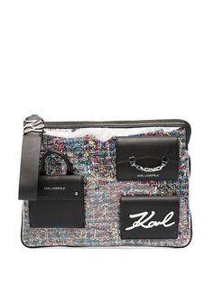 Karl Lagerfeld твидовый клатч K/Autograph