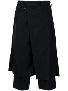 Yohji Yamamoto укороченные брюки Y-Classic Wrap