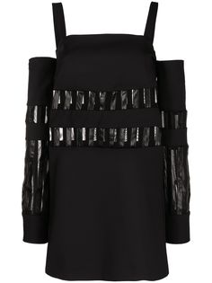 Just Cavalli платье мини с открытыми плечами