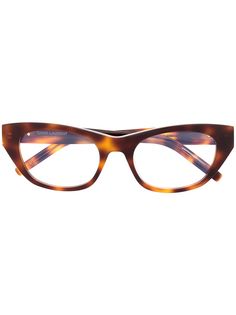 Saint Laurent Eyewear очки SLM80 в овальной оправе
