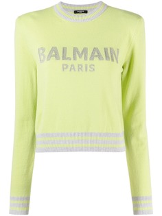 Balmain джемпер с логотипом