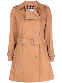 Burberry Pre-Owned двубортный тренч 1970-х годов