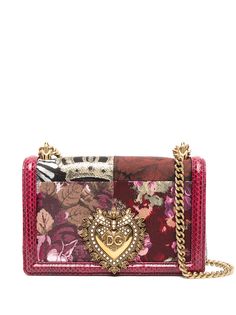 Dolce & Gabbana жаккардовая сумка на плечо Devotion