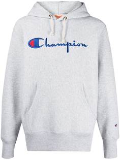 Champion худи с вышитым логотипом