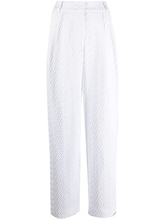 Emporio Armani прямые брюки с геометричным узором