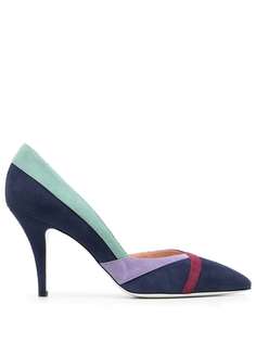 Pollini туфли с контрастными полосками
