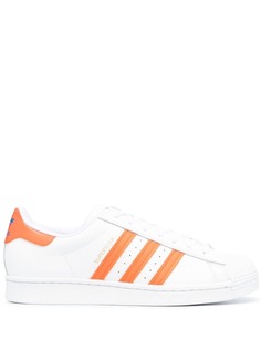 Adidas originals superstar hot sale primeknit kids Orange