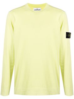 Stone Island свитер с нашивкой-логотипом