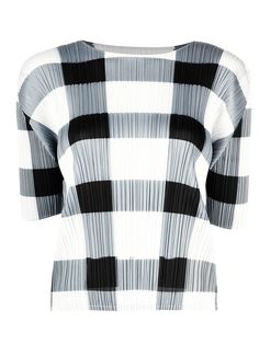 Pleats Please Issey Miyake футболка IV в клетку