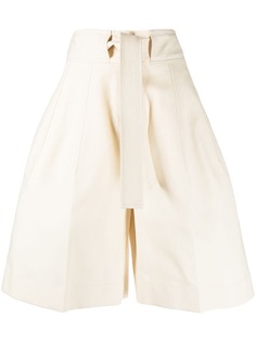 Jil Sander широкие шорты с завышенной талией