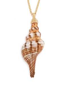 Alberta Ferretti shell pendant necklace