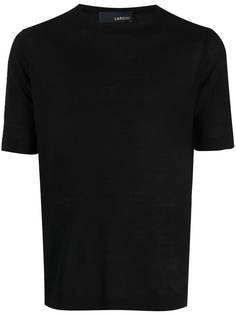 Lardini short-sleeve linen T-shirt