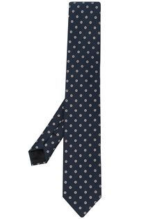 Lardini галстук с цветочной вышивкой