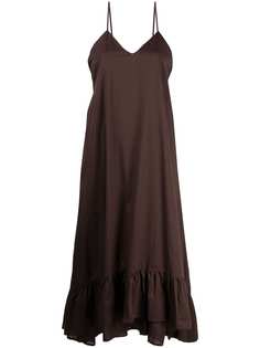 Erika Cavallini ruffled sleeveless midi dress