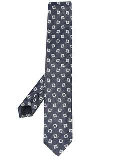 Lardini галстук с геометричным принтом