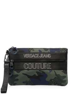 Versace Jeans Couture camouflage print clutch
