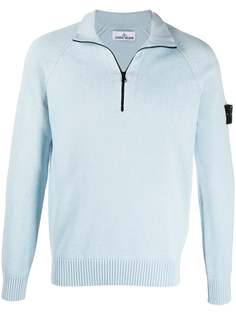 Stone Island толстовка с воротником на молнии