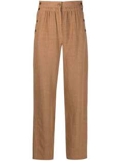 Alberta Ferretti button detail trousers