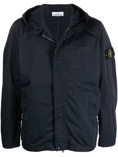 Stone Island Batavia-TC logo-patch lightweight jacket