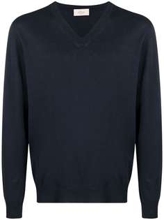 Altea fine-knit V-neck jumper