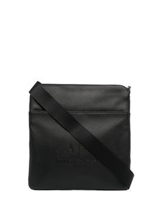 Armani Exchange сумка на плечо из зернистой кожи