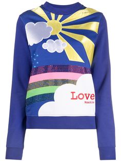 Love Moschino толстовка с круглым вырезом и логотипом