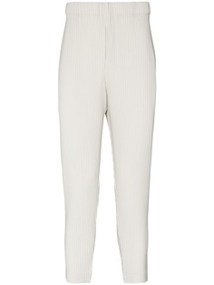 Homme Plissé Issey Miyake Tapered Leg Plissé Trousers