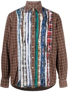 Needles деконструированная рубашка в клетку
