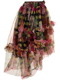 Molly Goddard юбка с цветочным принтом