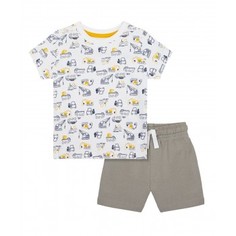 Футболка "Строительные машинки" и шорты в комплекте Mothercare