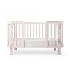 Комплект расширения для кроватки Happy Baby Mommy Love, розовый