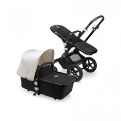 Коляска 2 в 1 Bugaboo Cameleon3 Plus complete, Black/Black/Fresh White, черный/черный/ белый