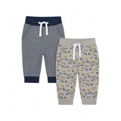 Спортивные брюки "Строительные машинки", 2 шт. Mothercare