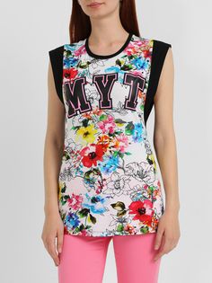 My Twin Twinset Майка с цветочными узорами